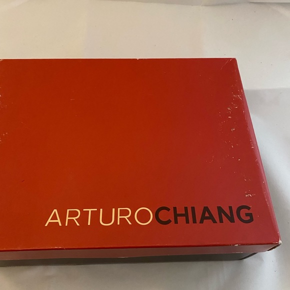 Arturo Chiang Black Leather Dressy Heeled Shoe - Picture 7 of 11